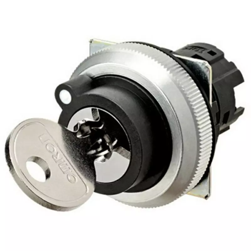 Omron Key Type Type Selector Switch 2 Notches Φ30 mm Mounting Hole Diameter, A30NZ