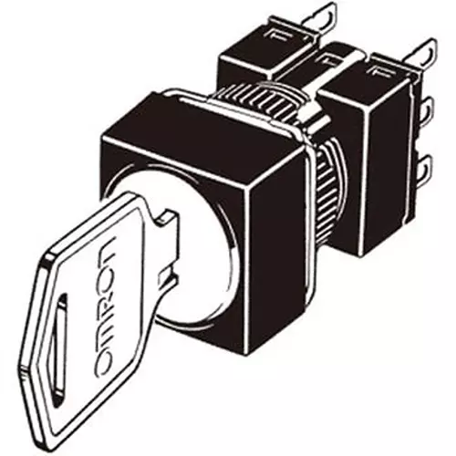 Omron Selector Switch 1C Contact, A165K-A2ML-1
