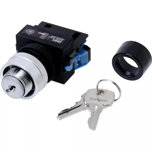 IDEC TW Series ASW Key Operation Type Selector Switch Φ22 mm, ASW2K10B