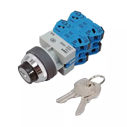 IDEC TWS Series ASS Key Operation Type Selector Switch Φ25 mm, ASS3K40N