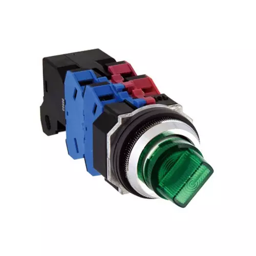 IDEC Selector Switch Zinc Die Cast ASLD Series Φ30 mm Hole Dia, ASLD21611DNG
