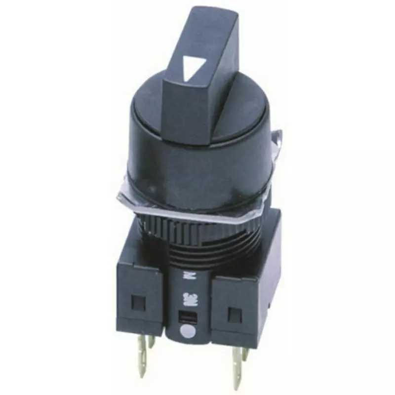 Omron Knob-Type Selector Switch (Round Type) 2 Notches A165S Series