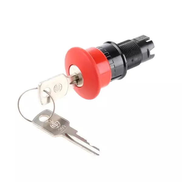 Sibass Electric Key Selector Switch 2 Position 16 mm Diameter, SE-TA16-E11Y (Pack of 200)