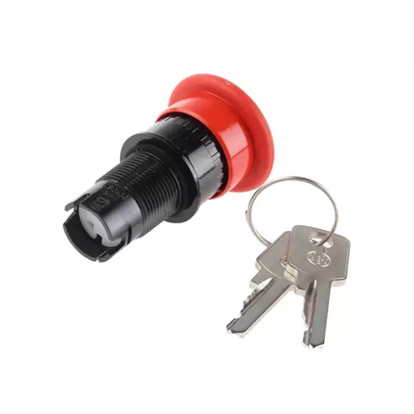 Sibass Electric Key Selector Switch 2 Position 16 mm Diameter, SE-TA16-E11Y (Pack of 200)