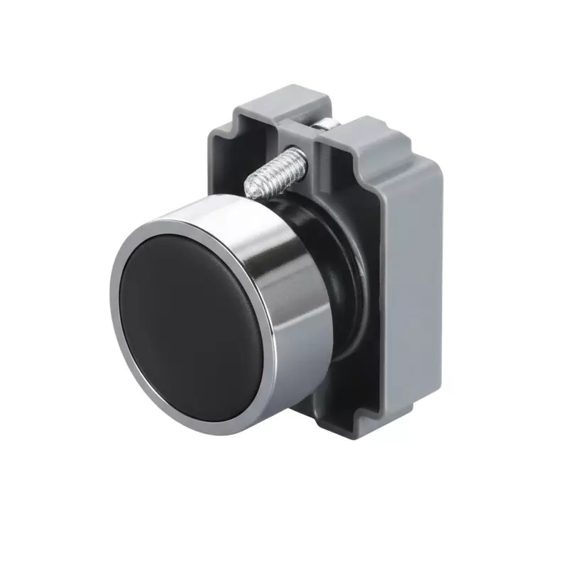 G-SENS Push Button Actuator 22.5 mm Round Black, GES5BA