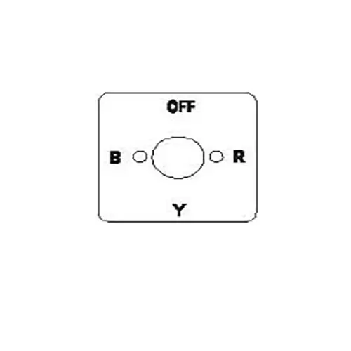 Kaycee Ammeter Switch 6 Amp 3 Pole, N3R39AP
