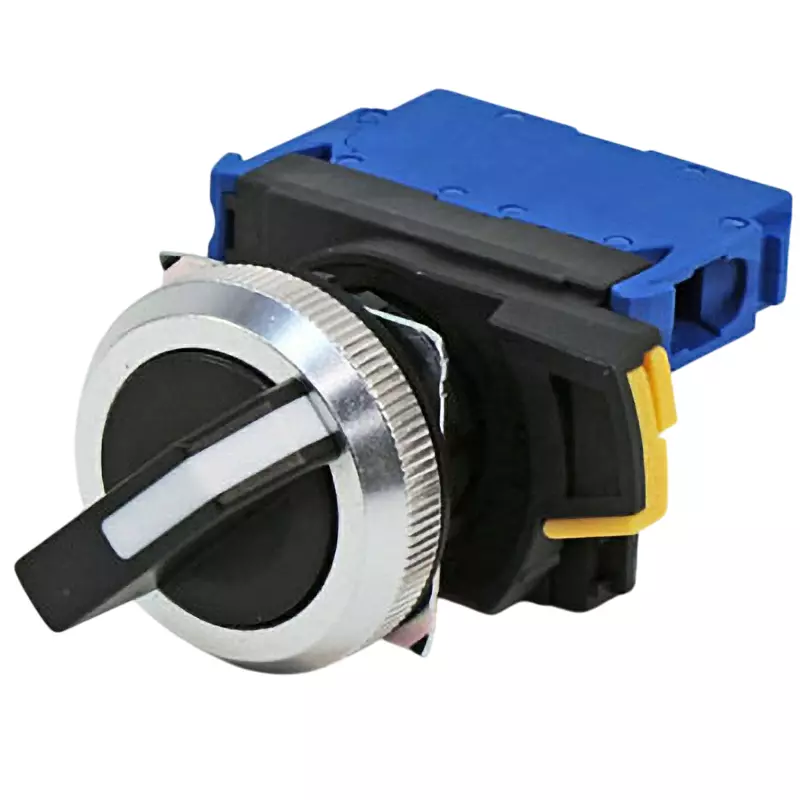 Omron Opacity Type Selector Switch Φ30 mm Mounting Hole Diameter 1A Black, A30NS-2MM-NBA-G100-NN