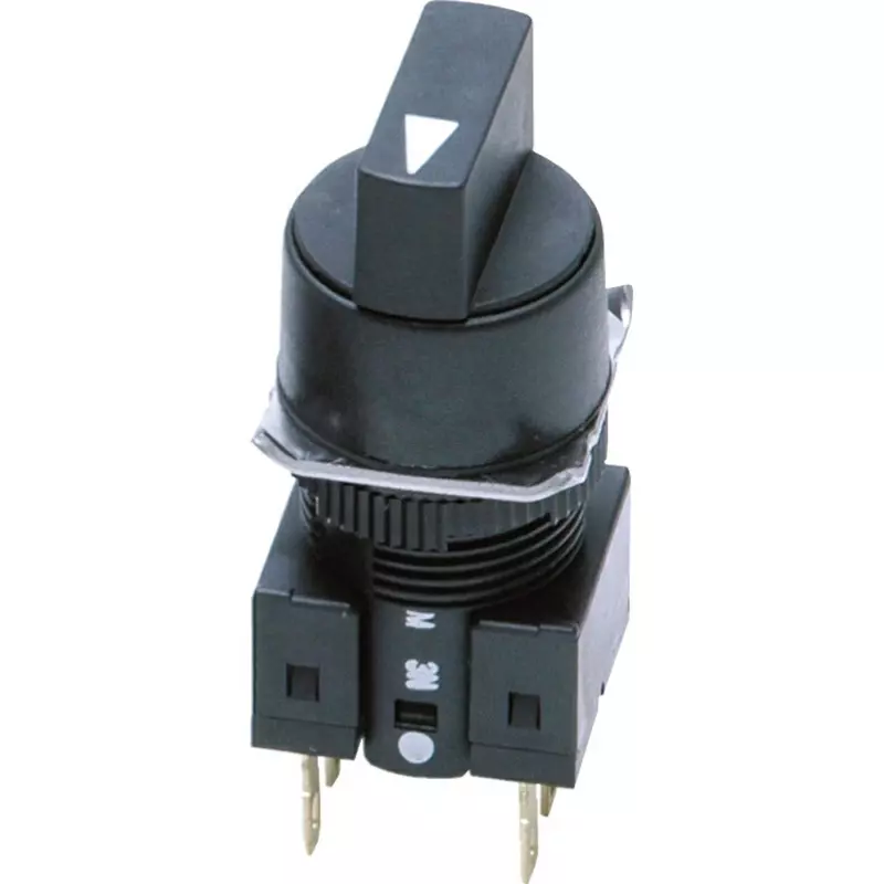 Omron Knob Type Selector Switch Round Barrel 1C Contact Configuration, A165W-T2MR-24D-1
