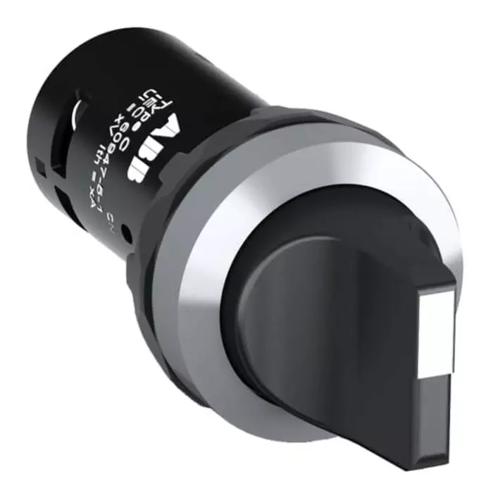 ABB Short Handle Selector Switch - (1NO+1NC) 2 Positions, 1SFA619201R3076 C2SS2-30B-11 (Pack of 10)