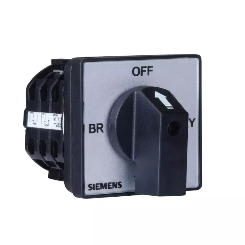 Siemens Selector Switch Grey & Black Color Plastic Body for Agriculture Starter, 3LD4001-4DC30-0RC0