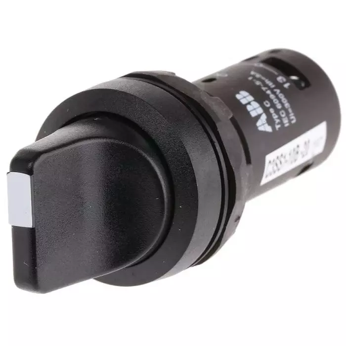 ABB Short Handle Selector Switch - (2NO) 3 Positions, 1SFA619210R1026C3SS1-10B-20