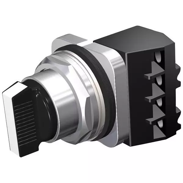 Siemens Panel Mount Selector Switch SPST-NO Non-Illuminated 10 Amp, 982-52SA2AABK1