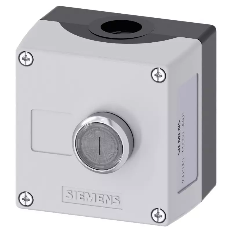 Siemens Control Station Switch, Plastic, IP66, IP67, IP69, 3SU1801-0BD00-4AB1