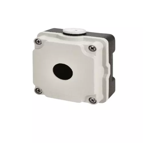 Teknic Control Stations 1 Way Grey Cover / Black Housing 80 x 90 x 52 mm, 2005A13