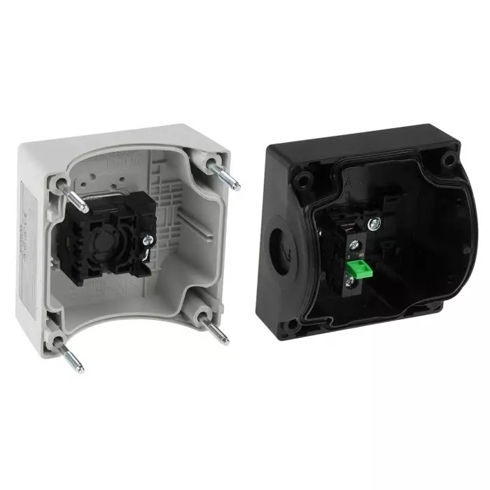 Siemens Push Button Control Station - SPST, Plastic, Green, I, IP66, IP67, IP69, 3SU1801-0AB00-2AB1