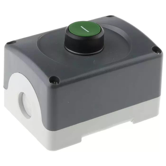 ABB Enclosed Push Button, Plastic, Green, IP66, 1TVL110000P3101