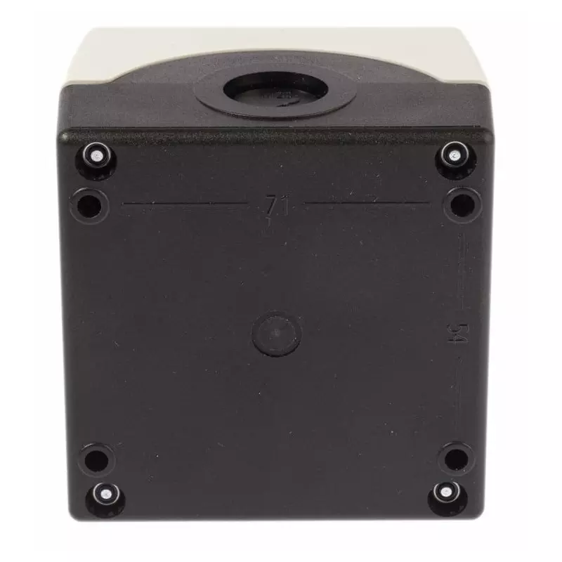 Siemens Enclosed Push Button - SPST, Plastic, Red, O, IP66, IP67, IP69, 3SU1801-0AC00-2AB1