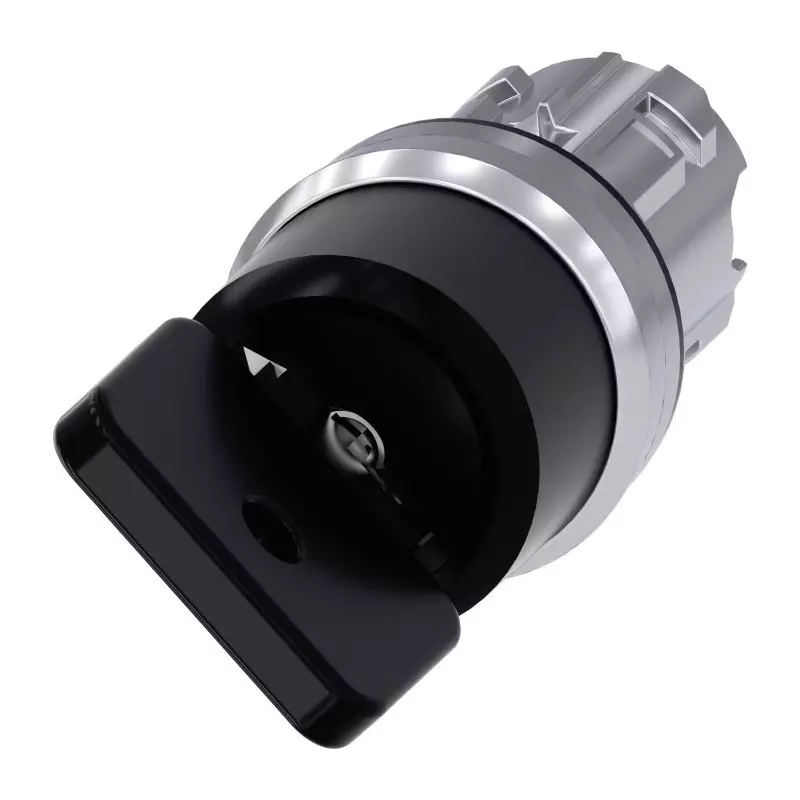 Siemens SIRIUS ACT 3SU10 2-Position Key Switch Head, Latching, 22mm Cutout, 3SU1050-4HF11-0AA0