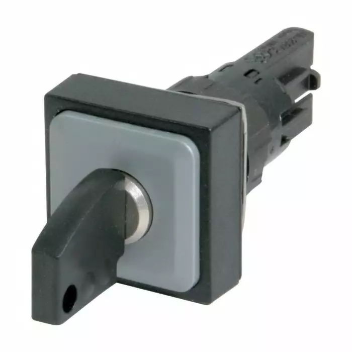 EATON 2-position Key Switch Head, Momentary, 16 mm Cutout, 038773 Q25S1