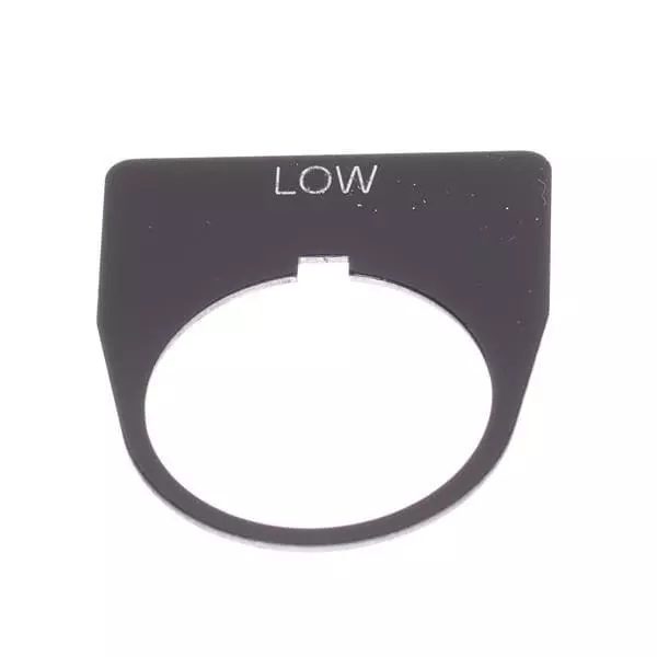 IDEC Nameplate Engraved for TWTD Series, NALD-112