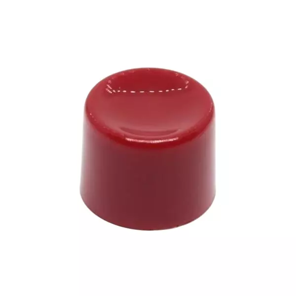 TE CONNECTIVITY Button Cap Red for Pushbutton Switches, C22204