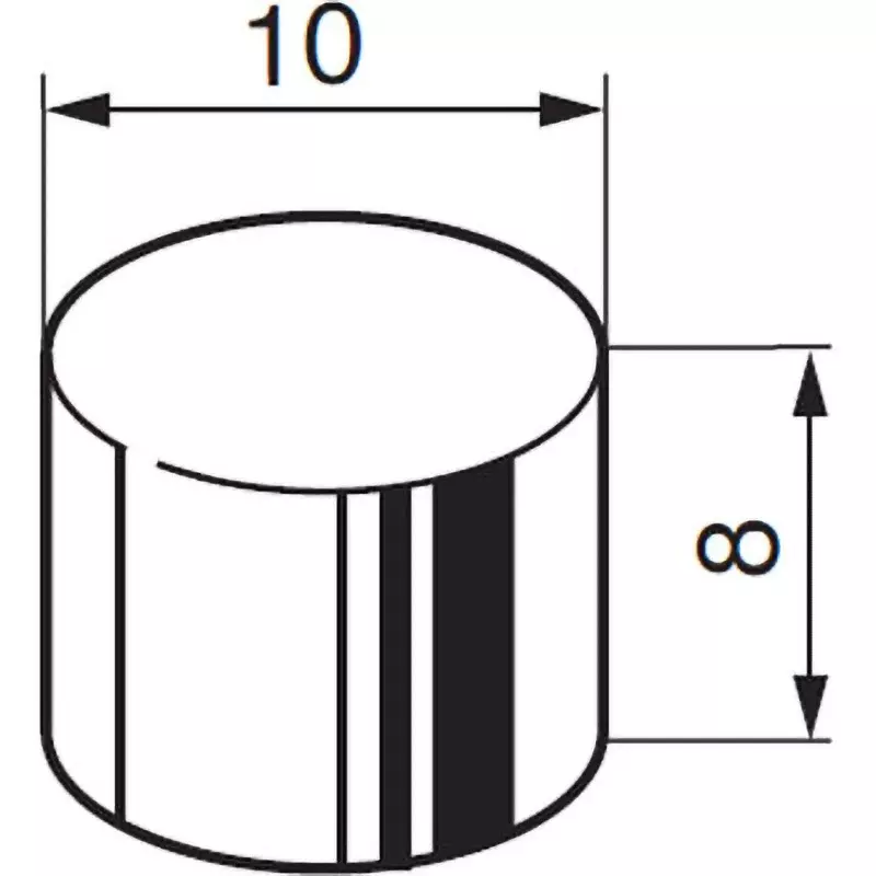NKK SWITCHES Button for Pushbutton Switch Black Color, AT-442-K