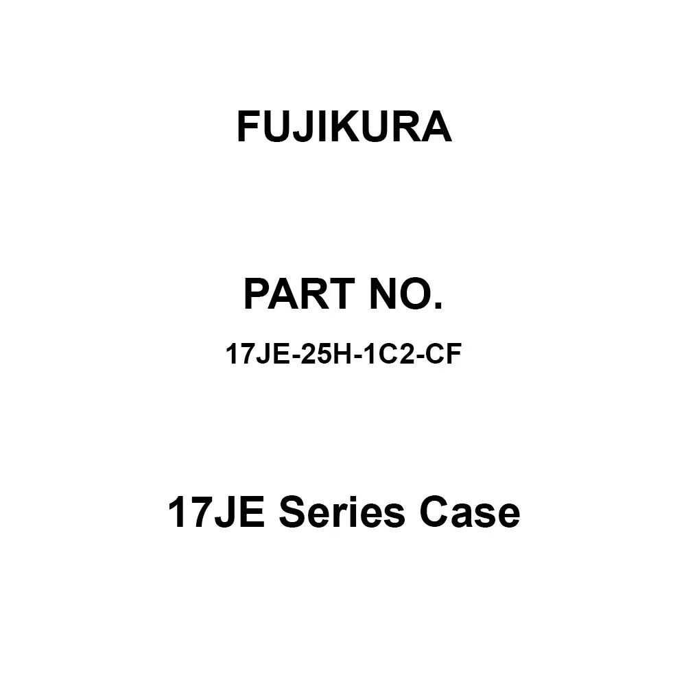 FUJIKURA Case Direct Hood Standard Type, 17JE-25H-1C2-CF (Pack of 100)