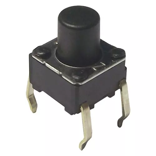 OMRON ELECTRONIC COMPONENTS SWITCH, FLAT, 6X6X7, 100GF, B3F1060 (Pack of 10)