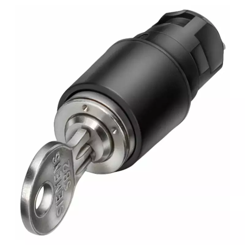Siemens 3SB2 3-Position Key Switch Head, Momentary, Retraction on Both Sides, 16mm Cutout, 3SB2000-4QA01