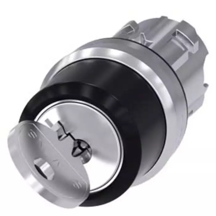 Siemens SIRIUS ACT 3SU10 2-Position Key Switch Head, Latching, 22mm Cutout, 3SU1050-4CF21-0AA0