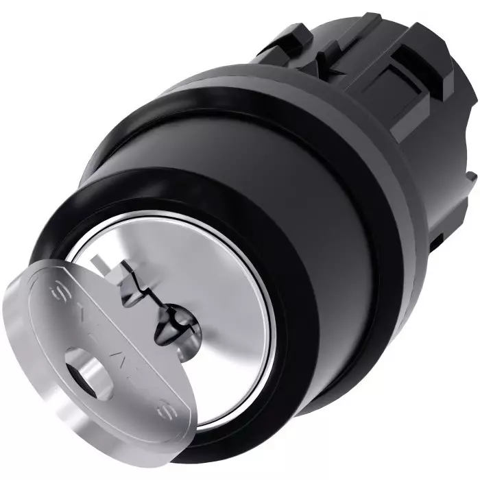 Siemens SIRIUS ACT 3SU10 2-Position Key Switch Head, Latching, 22mm Cutout, 3SU1000-4BF21-0AA0