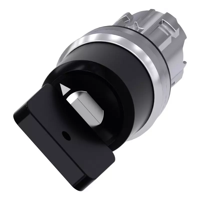 Siemens SIRIUS ACT 3SU10 2-Position Key Switch Head, Momentary, 22mm Cutout, 3SU1050-5KC01-0AA0