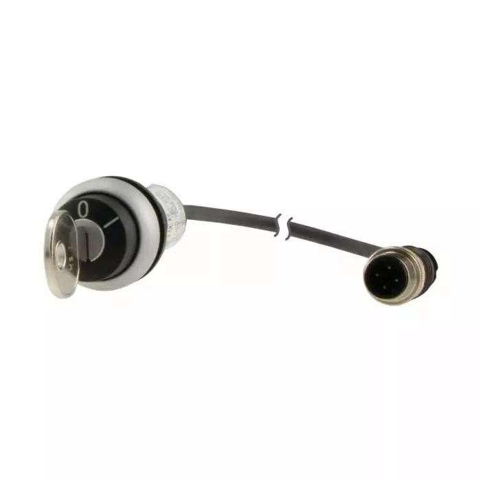 EATON 2-position Key Switch Head, Latching, 22.5 mm Cutout, 186215 C22-WRS-MS1-K10-P5