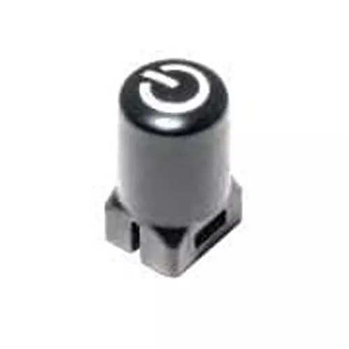 C&K COMPONENTS Button Cap Black for Pushbutton Switches, 181D01000