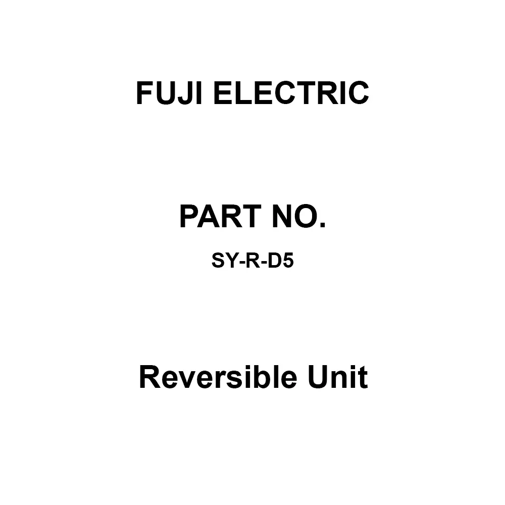 Fuji Electric Reversible Unit for Electromagnetic Switch, SY-R-D5