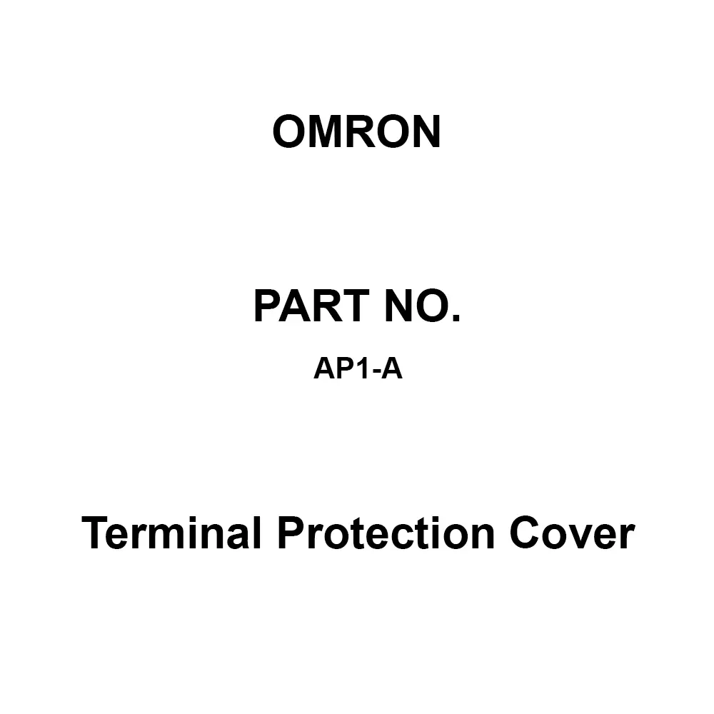 Omron Terminal Protection Cover