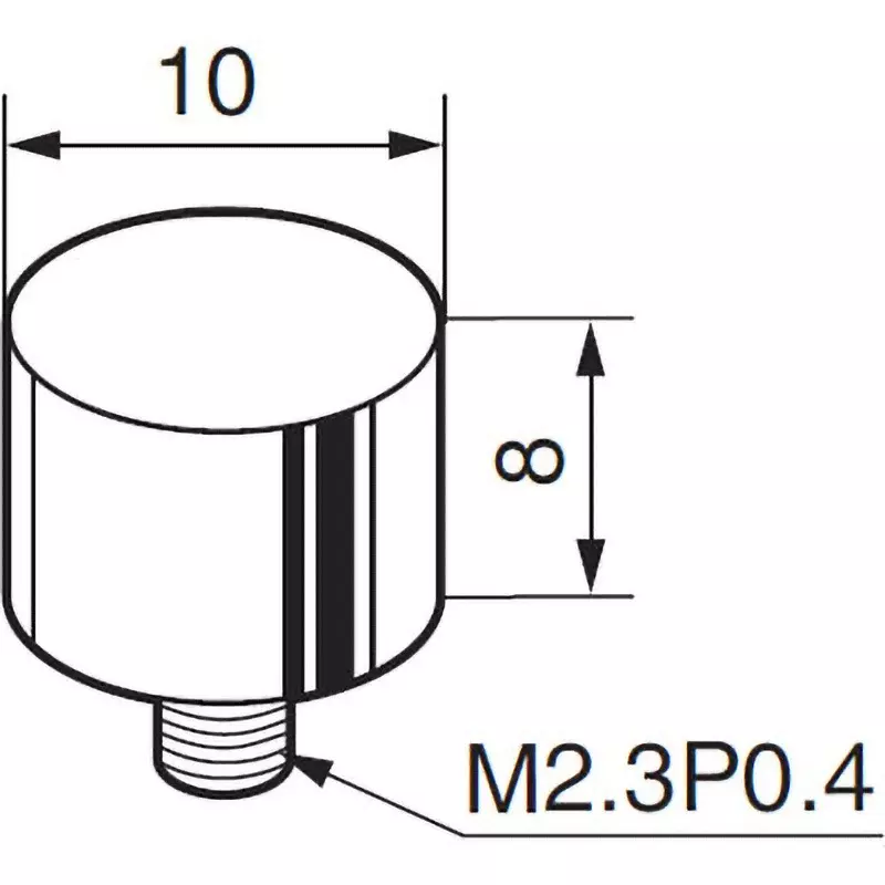 NKK SWITCHES Round Button Black Color, AT-407-K