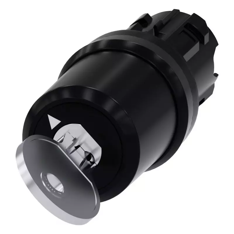 Siemens SIRIUS ACT 3SU10 2-Position Key Switch Head, Latching, 22mm Cutout, 3SU1000-5PF11-0AA0