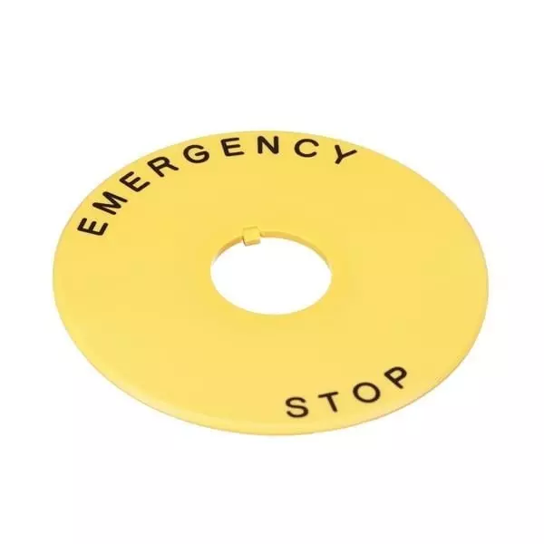 IDEC Nameplate Yellow for HW Series, HWAV5-27