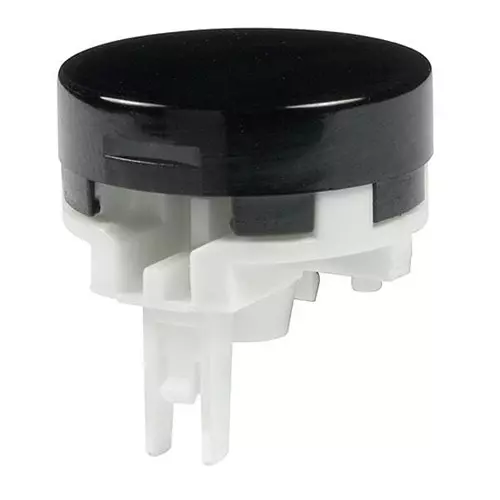 NKK SWITCHES Button Cap Black for Pushbutton Switches, AT4017A