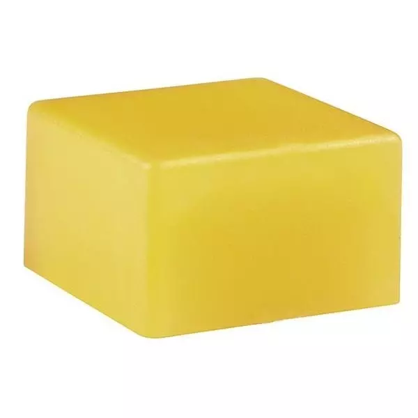 NKK SWITCHES Button Cap Yellow for Tactile Switches, AT4135E