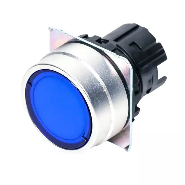 Omron Switch Bezel Red for 22 mm Pushbutton Switches, A22NZ-BMA-NRA