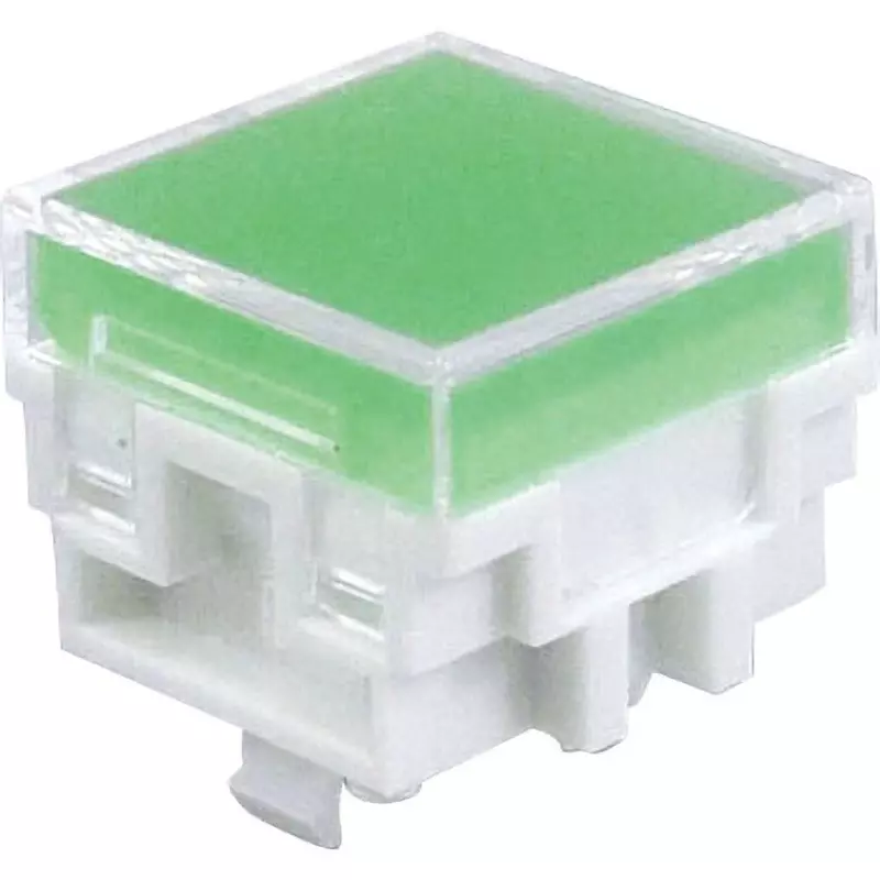 NKK SWITCHES Square Illumination Button Transparent Color, AT-4162-M