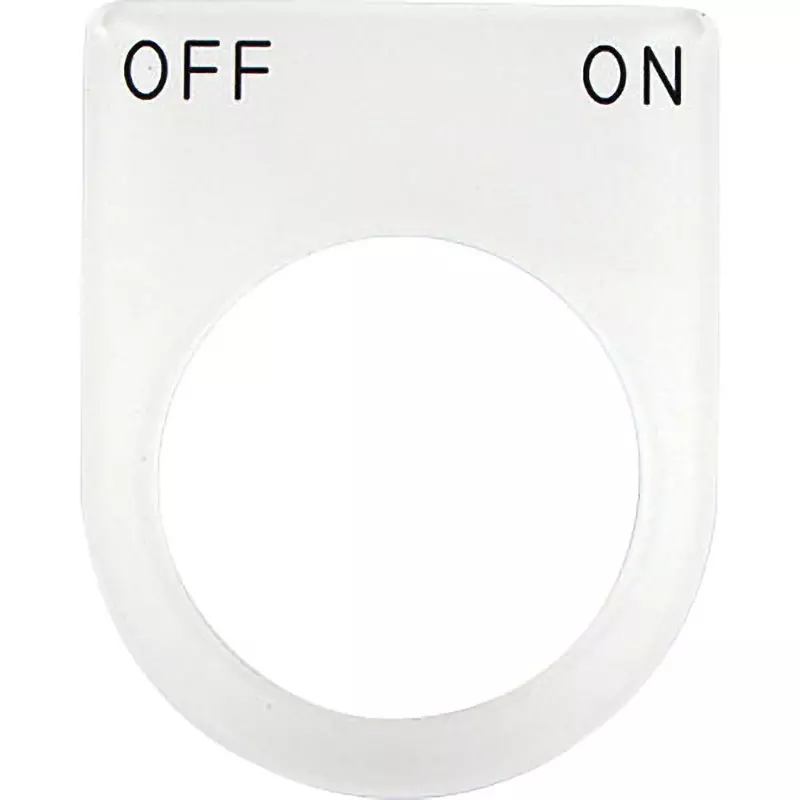AI Mark Glasses Nameplate Clear Acrylic 50x2x40 mm Dimension, P30-43