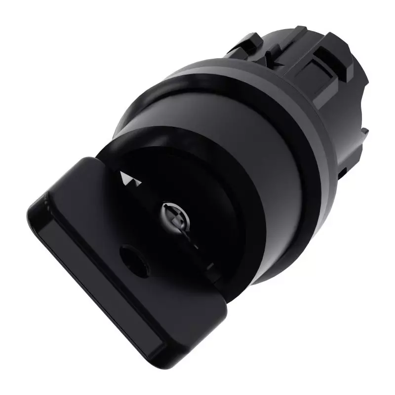 Siemens SIRIUS ACT 3SU10 2-Position Key Switch Head, Latching, 22mm Cutout, 3SU1000-4HF01-0AA0