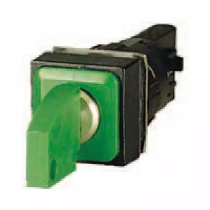 EATON 2-position Key Switch Head, Momentary, 16 mm Cutout, 062148 Q18S1-GN