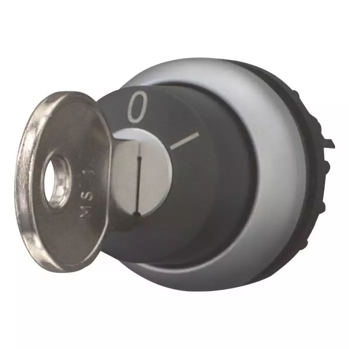 EATON M30 2-position Key Switch Head, Momentary, 22.5 mm Cutout, 216888 M22-WRS-GVP (Pack of 25)
