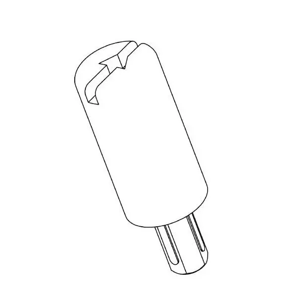 Piher Shaft 5 mm Dia Notch on Top, JPEPL5012RO