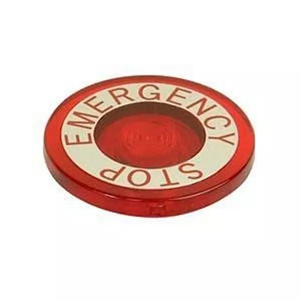 EATON Switch Cap Red for Emergency Stop Switches, 10250TC53