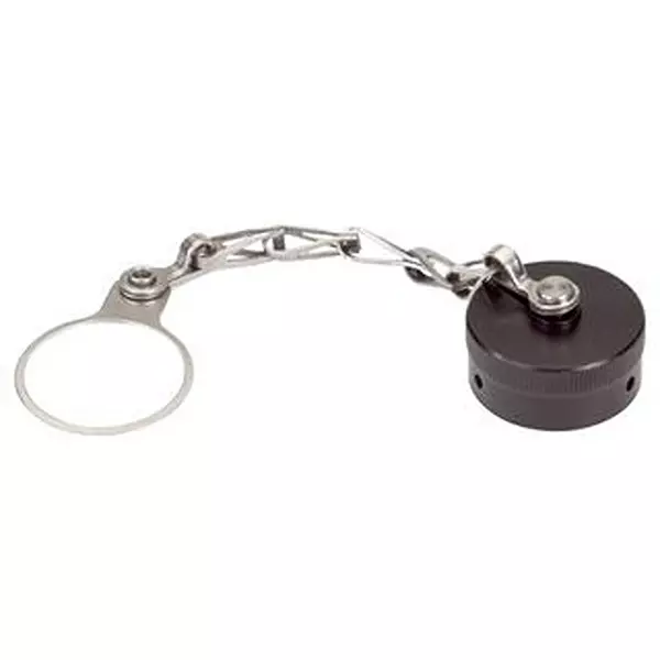 AMPHENOL PCD Dust Cover W/ Chain, Size 24, Rcpt, Ms318124Ca